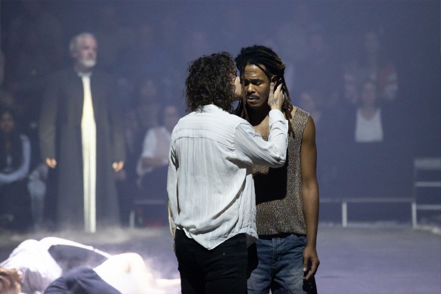 A scene from Jesus Christ Superstar at the DeLaMer Theater in Amsterdam
