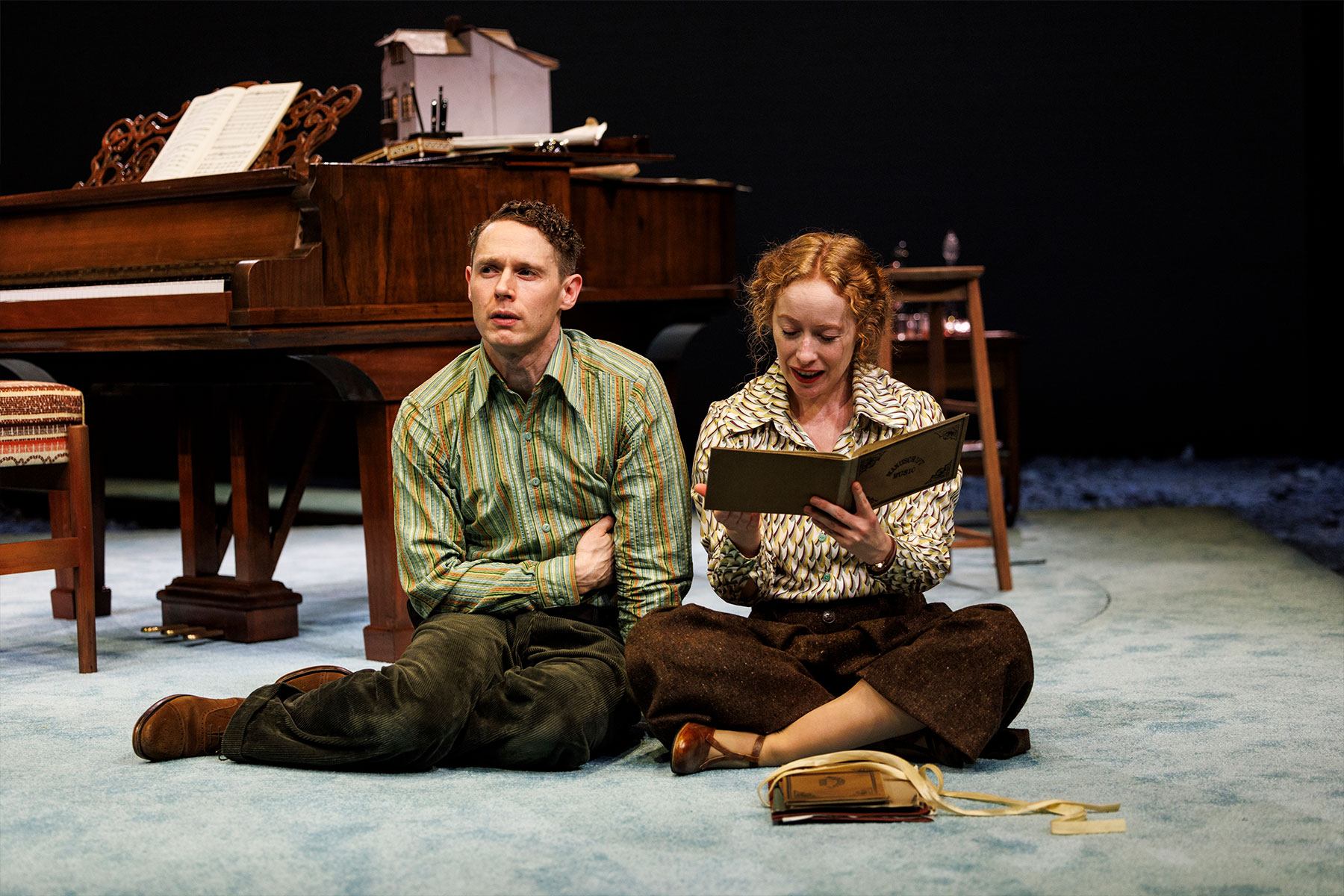 Samuel Barnett and Victoria Yeates in a scene from Ben and Imo at the RSC