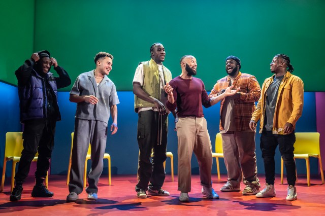 The 2024 West End cast of For Black Boys Who Have Considered Suicide When The Hue Gets Too Heavy