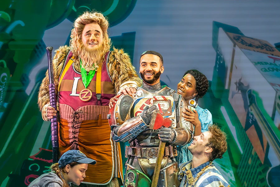 The cast of The Wizard of Oz, image supplied by the production