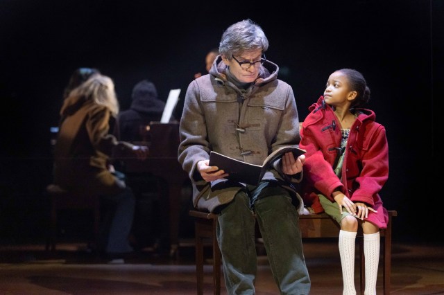 Charles Edwards and Alivia Mihayo in The Ballad of Hattie and James