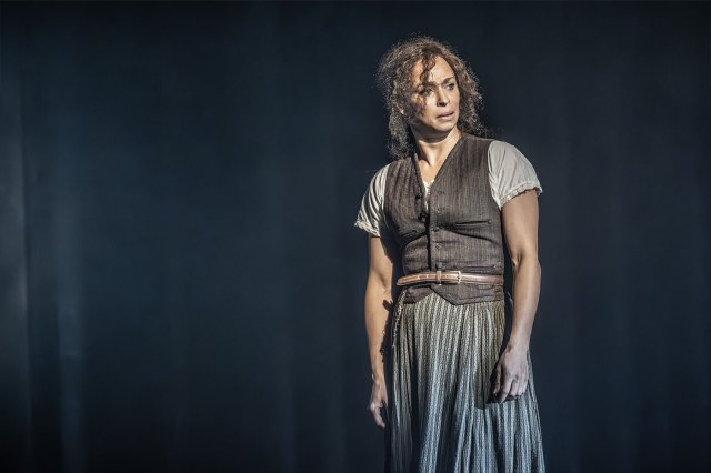 Crystal Condie (as Miss Potterson) in London Tide at the National Theatre
