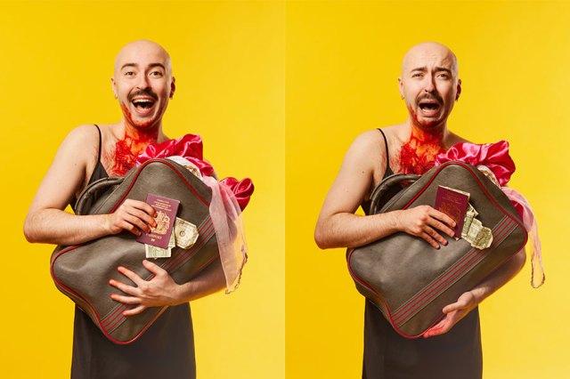 Promotional images for Rob Madge's Regards to Broadway