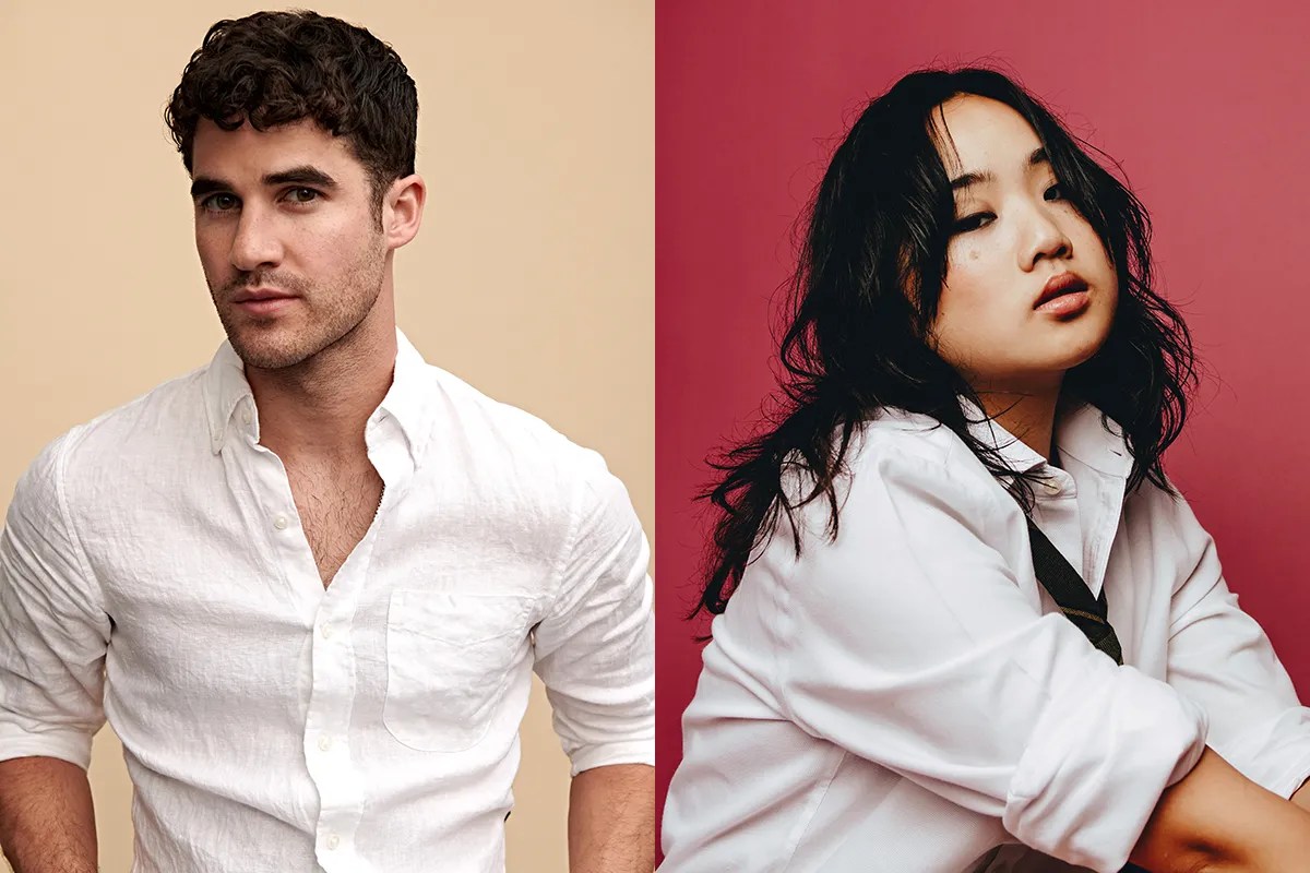 Darren Criss and Helen J Shen will star in the Broadway production of Maybe Happy Ending at the Belasco Theatre. (© Tony Moux for Onekind / Julianna McGuirl)