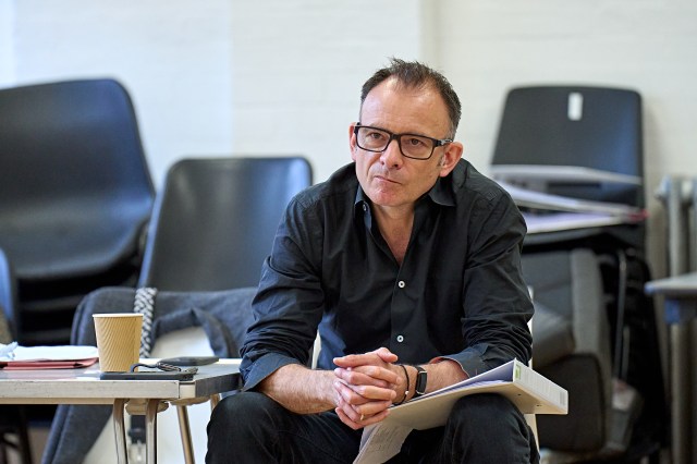 Matthew Warchus in rehearsals for The Constituent at the Old Vic