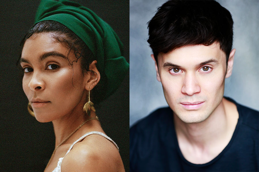 Headshots of Thalissa Texieira and Andrew Leung