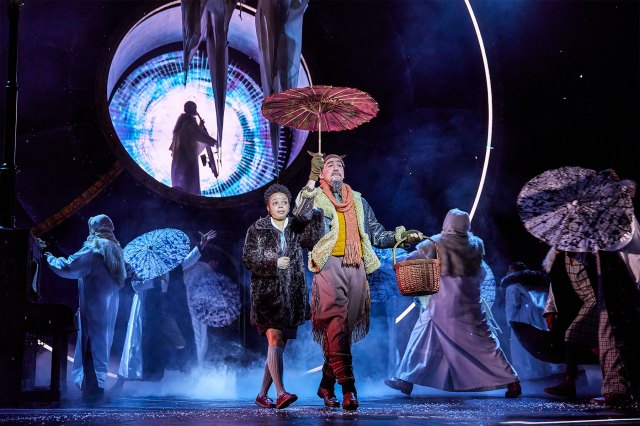 A scene from the London production of The Lion, the Witch and the Wardrobe