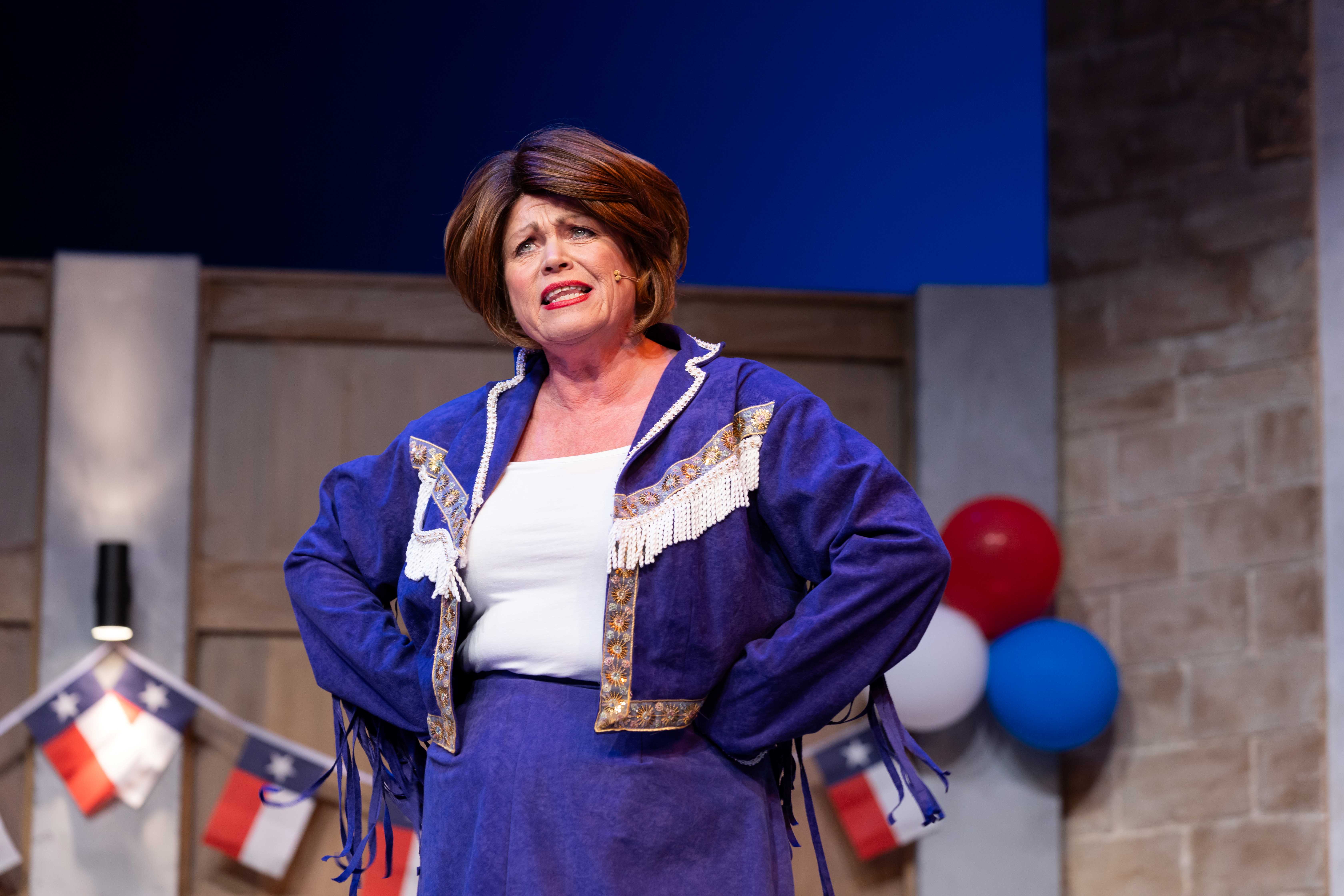 Vicky Entwistle in a scene from The Netherley Hillbillies at Liverpool's Royal Court
