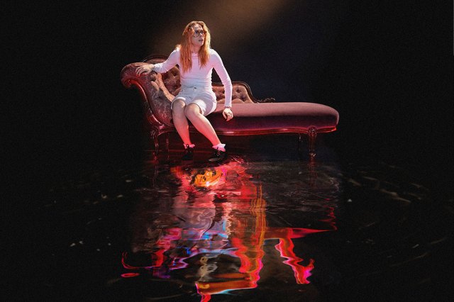 Laura Baldwin in a promotional image for The Wild Party