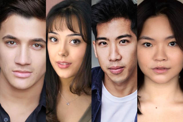  Dean John-Wilson, Mia Kobayashi, Zheng Xi Yong (photo by Ruth Crafer), and Rachel Clare Chan (photo by Ori Jones). All images sent by the production. 