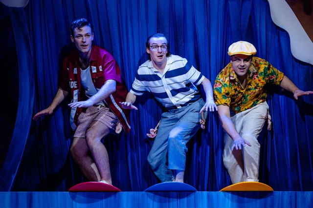 Jack Whittle (Dude), Tom Babbage (Joe) and Damien James (Dickie), © Danny Kaan