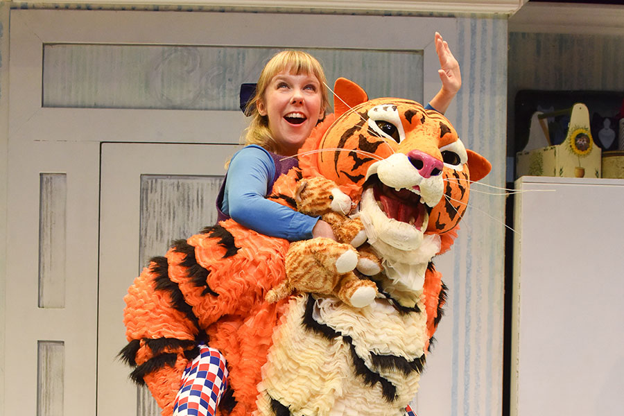 A previous cast of The Tiger Who Came To Tea, © Robert Day