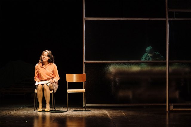 Adelle Leonce (as Margaret) in a scene from A Child of Science at Bristol Old Vic