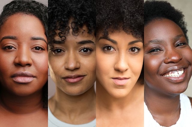 Headshots of Kalisha Amaris, Georgia Bradshaw, Danielle Steers and Choolwe Laina Muntanga