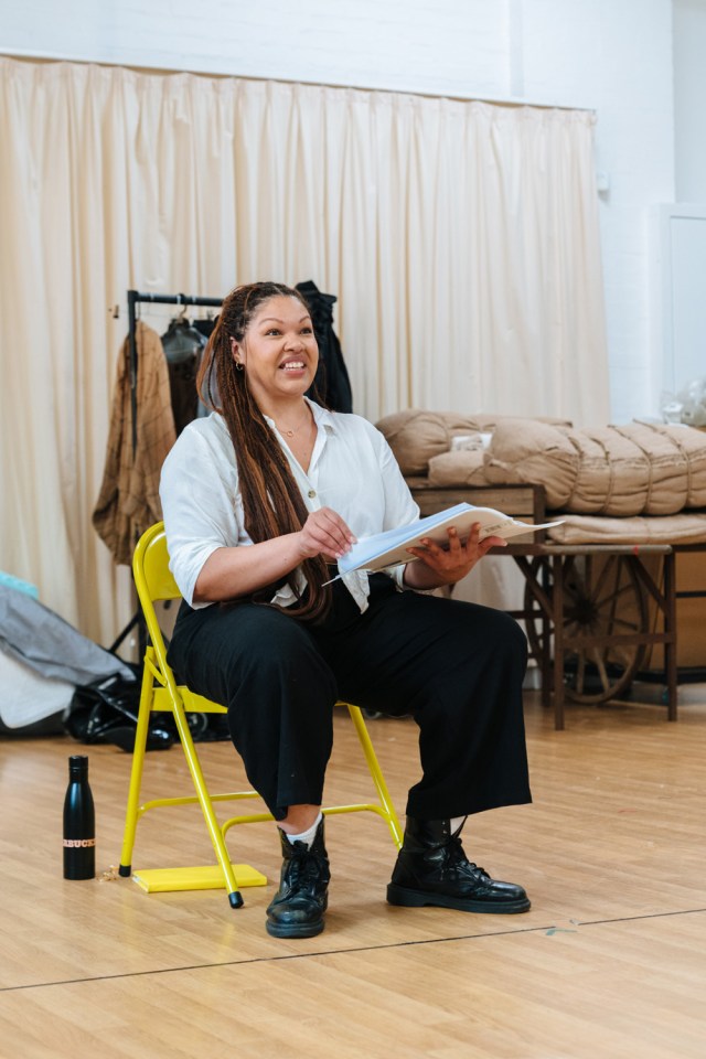 Chalia La Tour. Slave Play London Rehearsals. Photo Helen Murray