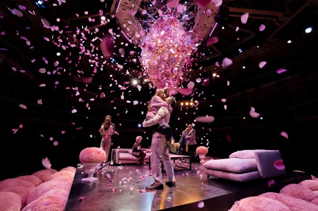 A scene from The Importance of Being Earnest at the Royal Exchange Theatre in Manchester
