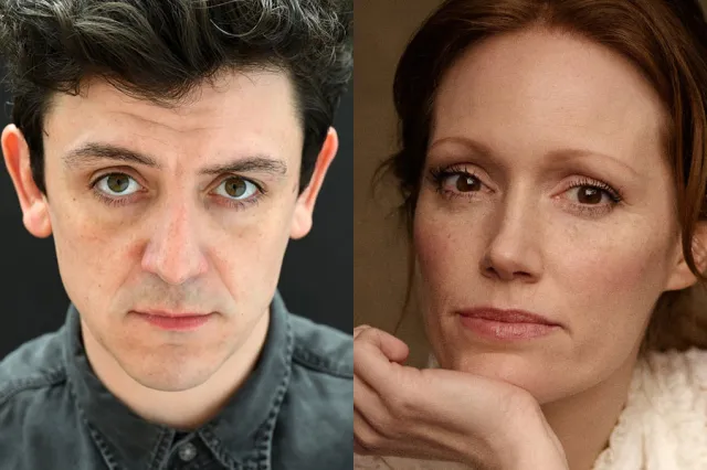 John Dagleish and Clare Foster, headshots supplied by the production 
