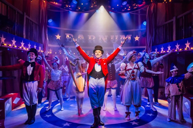 Matt Rawle and the cast of Barnum