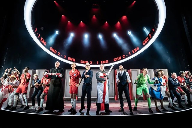 The cast of Dear England in the West End, © Marc Brenner