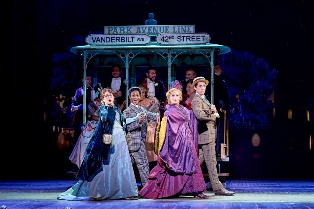 Emily Lane, Tyrone Huntley, Jenna Russell, Harry Hepple in Hello, Dolly! © Manuel Harlan