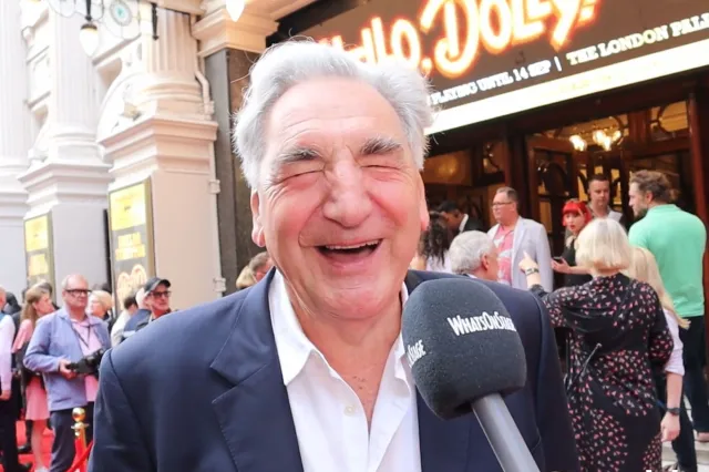 Jim Carter in interview for WhatsOnStage at the opening night of Hello, Dolly! at The London Palladium