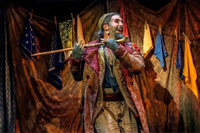 Simon Lipkin (as Fagin) in a scene from Oliver! at Chichester Festival Theatre