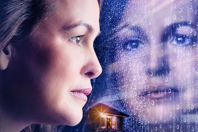 Giovanna Fletcher in artwork for The Girl on the Train, supplied by the production
