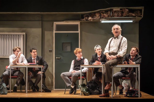 The cast of the 20th anniversary production of The History Boys