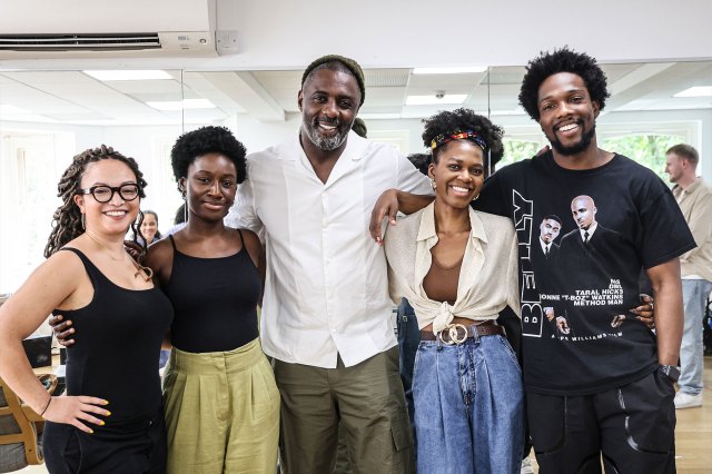 Lynette Linton, Heather Agyepong, Idris Elba, Benedict Lombe and Tosin Cole 