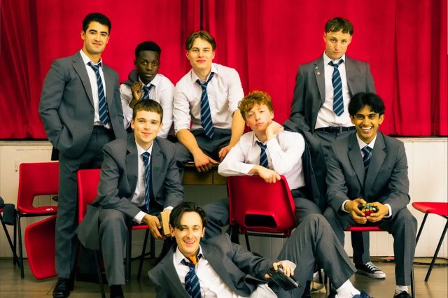 The cast of The History Boys