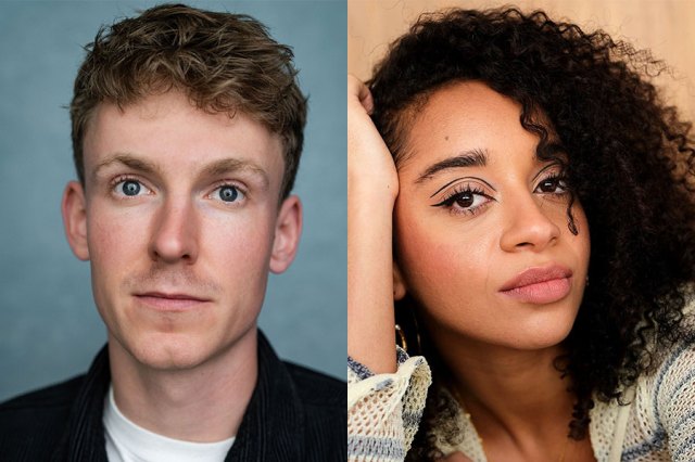 Headshots of Tom Glenister and Sienna Kelly