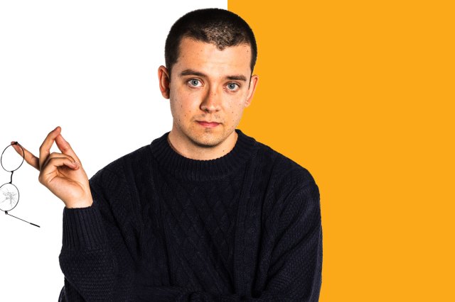Asa Butterfield in the artwork for Second Best, supplied by the production