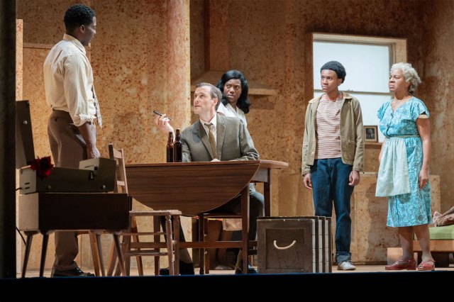 The cast of the Headlong production of A Raisin in the Sun