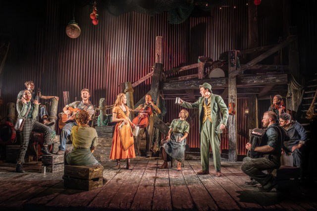 The Curious Case of Benjamin Button company, sing and dance on stage