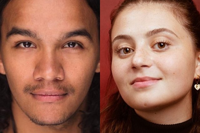 Cleve September and Zoë Athena, all headshots supplied by the production to news desks