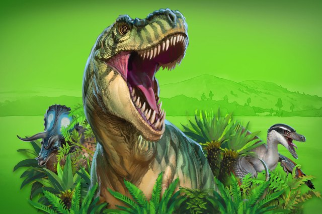 Artwork for Dinosaurs Live!, © Natural History Museum