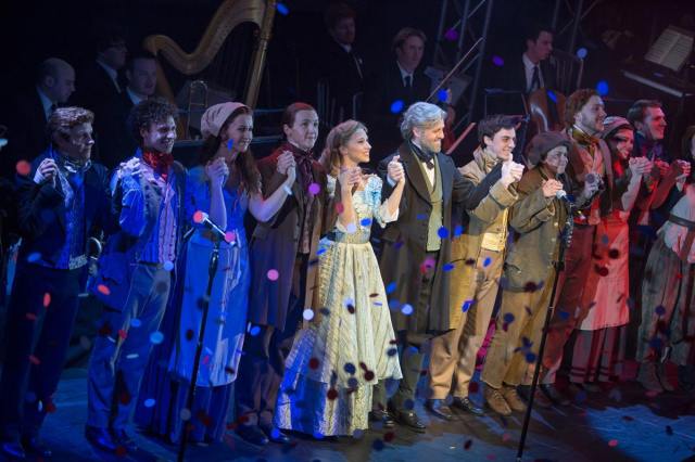 Les Misérables perform at the WhatsOnStage Awards