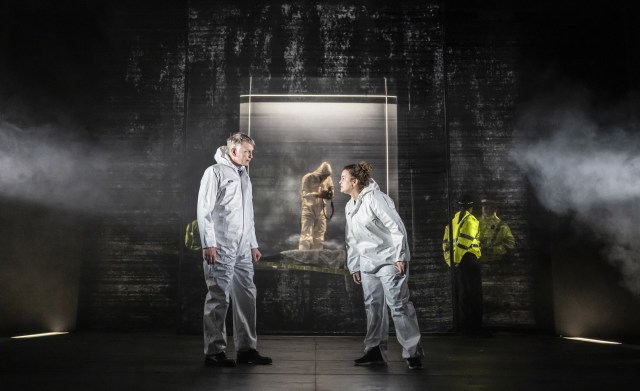 Paul McEwan as D.I.Gaskill and Giovanna Fletcher as Rachel Watson (c) Pamela Raith (1)