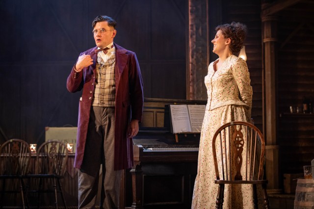 Samuel Holmes (Francis Fryer) and Hollie Cassar (Susan) Credit Mark Senior