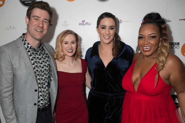 David Hunter, Laura Baldwin, Lucie Jones, and Marisha Wallace