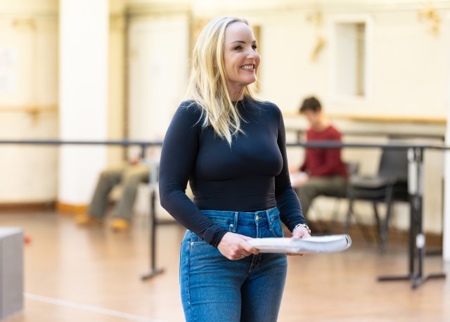 Kerry Ellis, IF THEN rehearsal images, Savoy Theatre, credit Victoria Davies (8)