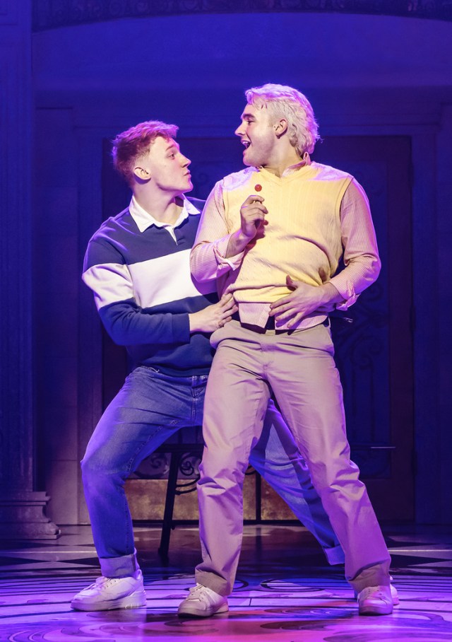 L R Joe Simmons as Greg and Luke Conner Hall as Blaine in Cruel Intentions UK and Ireland Tour 2025, credit Pamela Raith 1