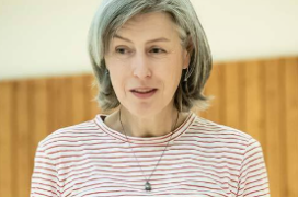 Gina McKee in rehearsals for Dear England. Photo by Marc Brenner