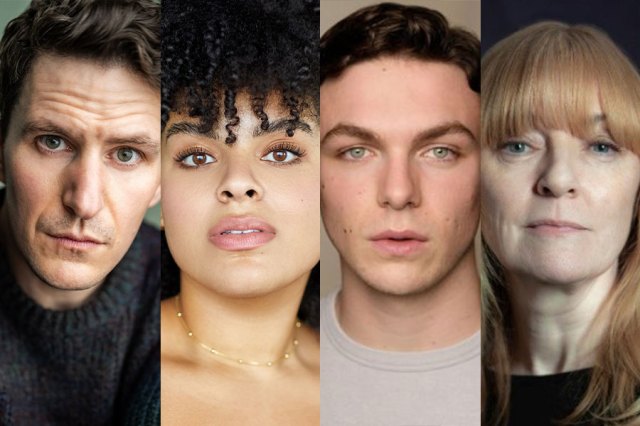 A montage of actor headshots