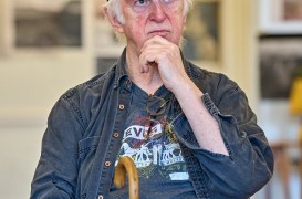 Seán McGinley (Pierre) in The Brightening Air rehearsals, photo by Manuel Harlan