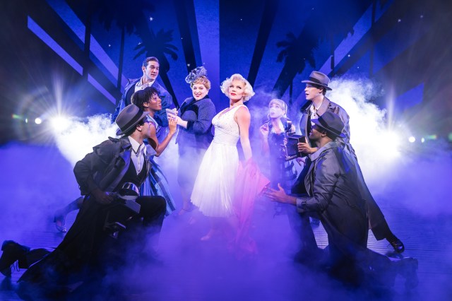 Robyn Hurder (Ivy Lynn) and the cast in Smash, © Matthew Murphy