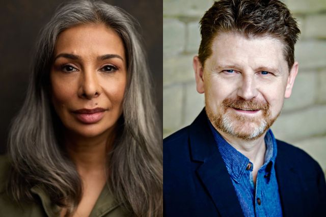 Shobna Gulati and Reece Dinsdale