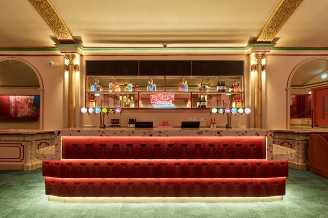 Soho Theatre Walthamstow Crosshall bar photo by David Levene