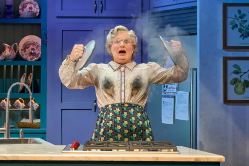 The original West End cast of Mrs Doubtfire