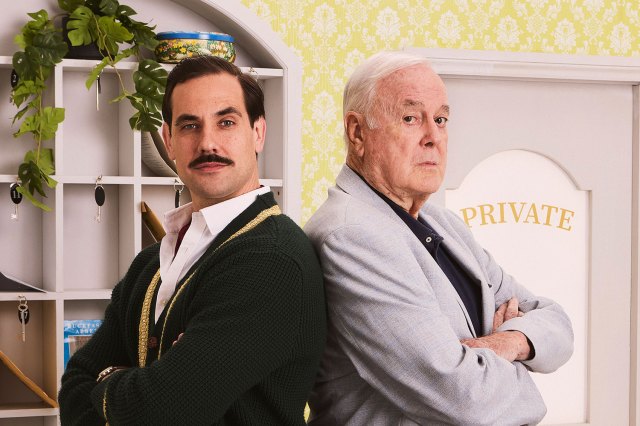 Danny Bayne and John Cleese, © Trevor Leighton